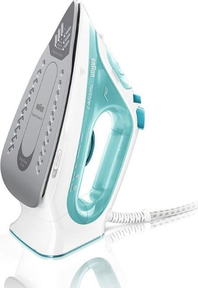 Hekur me avull Braun TexStyle 3 SI3041.GR, 2350W, taban FreeGlide 3D, jeshil