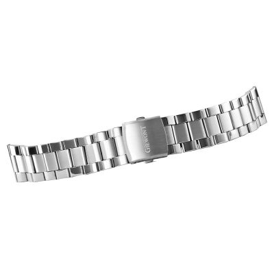Byzylyk metalik për smartwatch Giewont GW440, 22mm, çelik inox, argjendtë