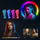 Lampë LED Neewer RGB A111, 20W, me mbajtëse telefoni, me kontroll Bluetooth