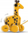 Lodër druri që tërhiqet BRIO Giraffe, në formë gjirafe, për kalamaj