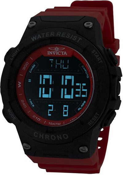 Orë dixhitale Invicta Racing Digital 47528, e kuqe