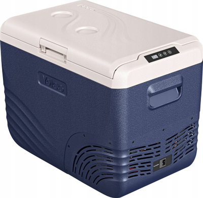 Frigorifer portativ me kompresor Yolco NX40 Blue, 28L, -20°C deri +20°C, i bardhë e blu