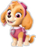 Декорација за ѕид со Paw Patrol од Nickelodeon - Skye
