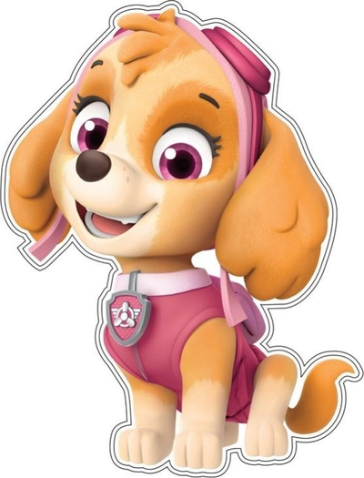 Декорација за ѕид со Paw Patrol од Nickelodeon - Skye