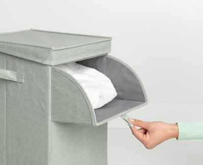 Kuti rrobalarëse Brabantia Stackable Laundry Box, 35L, e gjelbër