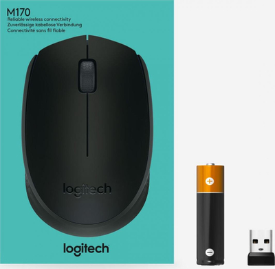 Maus Logitech B170,USB,Wireless, i zi