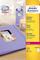 Etiketa glossy Avery Zweckform L7769-40, 99.1 x 139 mm, të bardha