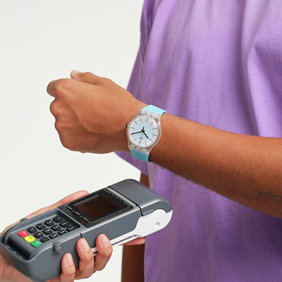 Orë SWATCH, e kaltër