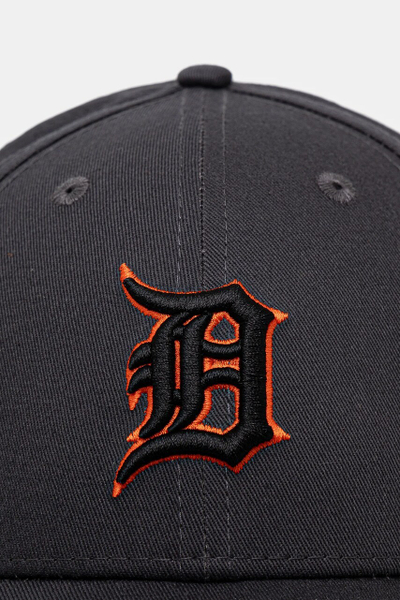 Kapele baseball New Era Side Patch 940 Tigers, pambuk, gri