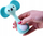 Lodër zhurmuese për bebe Hola Mini Rattle Koala, me drita, me muzikë, ngjyrë blu