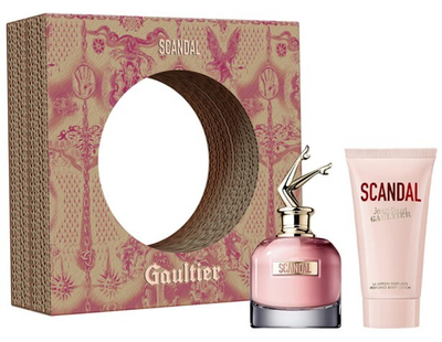Set parfum Jean Paul Gaultier Scandal EDP, për gra, rozë