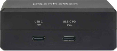 Stacion dokimi Manhattan Charging Hub 130554, USB-C, HDMI, gri