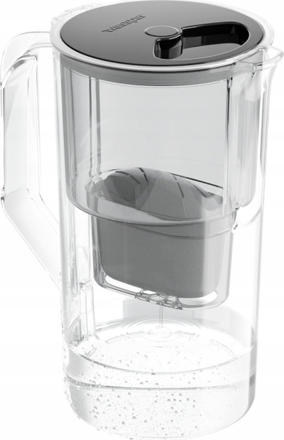 Karafë filtruese uji Wessper AquaMax Basic, 3.3L, plastikë pa BPA, e zezë