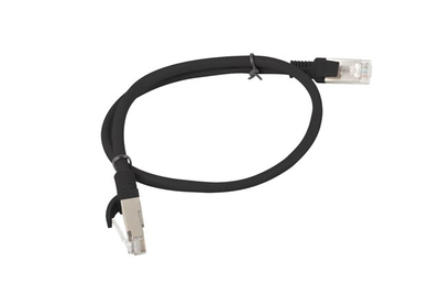 Kabllo rrjeti Lanberg Patchcord Cat6, 0.5m, UTP, e zezë