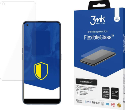 Xham mbrojtës 3MK FlexibleGlass për Realme 7 Pro, hibrid, transparent