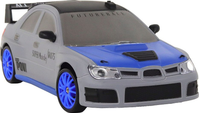 Makina me pult Leantoys Sports Car, shkallë 1:24, me rrota që ndërrohen, gri