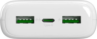 Power bank Puro PUFCBB200P3WHI, 20000mAh, 22.5W, бел