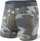 Bokser Saxx Vibe, boxer brief për burra, kamuflazh gri, madhësia M