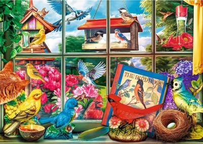 Puzzle Trefl Tea Time World of Birds, 1000 copa, shumëngjyrësh