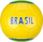 Top futbolli Avento Glossy World Soccer, madhësia 5, PVC, i verdhë me jeshile e blu