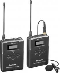 Безжичен систем микрофони Saramonic UwMic15, UHF, со лавалиер, црн