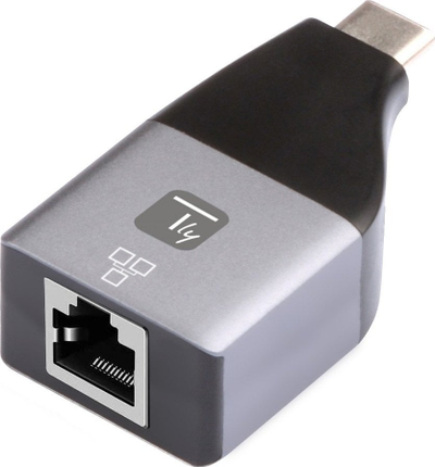Adapter USB C në Gigabit Ethernet IADAP USBC ETGIGA, 1 Gbps, gri