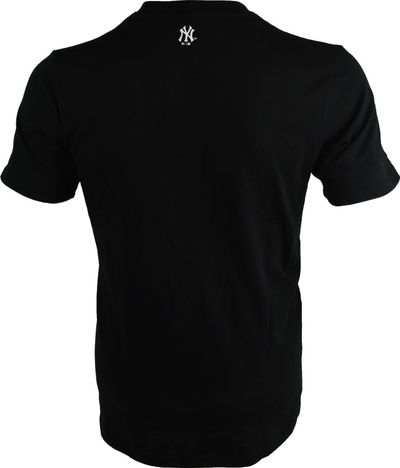Bluzë t-shirt 47 Southside MLB New York Yankees, 100% pambuk, logo e qëndisur, e zezë