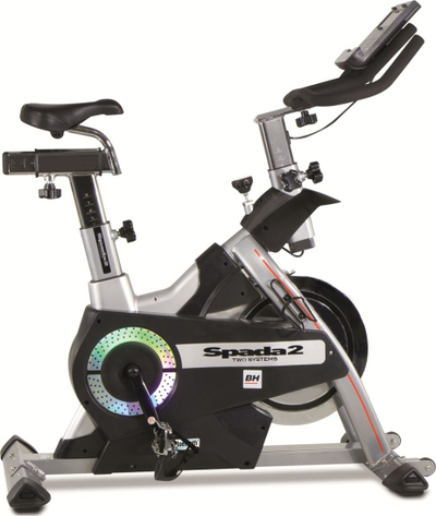 Biçikletë spinning BH Fitness I.Spada II H9355I, rezistencë magnetike, Bluetooth, gri