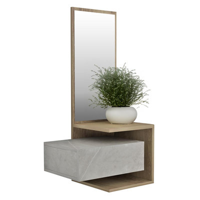 Paradhomë muri me pasqyrë Meara 49,1x31,3x90Hcm (HM8984.12)