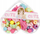 Сет монистра за ѓердан MEGA CREATIVE Heart 532276, многубоен