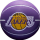 Top basketbolli Wilson NBA Dribbler Los Angeles Lakers Mini, gomë, për kalamoj, vjollcë