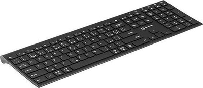 Тастатура Powerton UltraSlim, wireless, CZ + SK, Црна