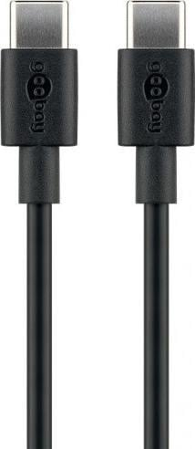 Kabllo USB C Goobay 66316, 0.5 m, karikim dhe data, e bardhë