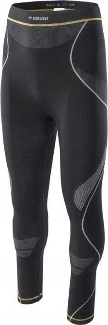 Leggings termoaktivë Brugi 4RC4 M, për meshkuj, të zinj