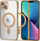Maskë telefoni Tech-Protect MagShine, MagSafe, për iPhone 13, e artë