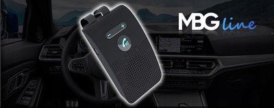 Handsfree për veturë Luxury Line SP09, Bluetooth 5.0, i zi