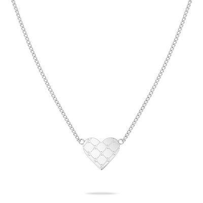 Qafore për femra Tamaris Logomania Heart TJ-0525-N-45, e argjendtë
