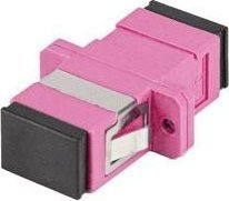 Adaptues optik Lanberg MM SC UPC Simplex OM4, plastikë, vjollcë