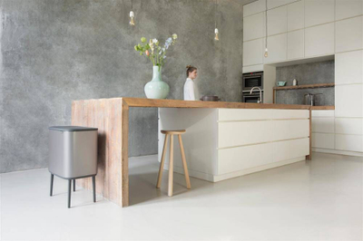Kosh i mbeturinave Brabantia (316142), i hirtë 
