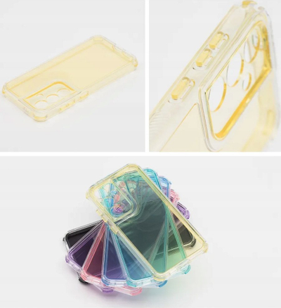 Futrollë Matrix Clear për Samsung S20 FE, TPU, transparente e verdhë