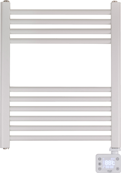 Rinajtor elektrik banjoje me shkallë, 400W, termostat me program, i bardhë