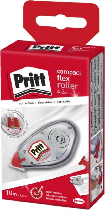 Korrektor shirit Pritt Compact Flex, 4.2mm, 10m, i bardhë