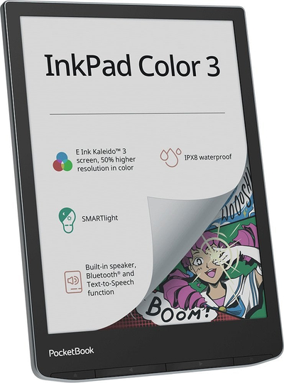 Lexues elektronik PocketBook InkPad Color 3, 7.8\", 32GB, i zi