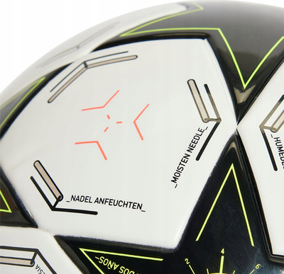 Top futbolli Adidas UCL 24/25 J350, Kids League, 350g, bardh e zi