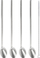 Set kashtash çeliku me lugë, çelik inox, me furçë pastrimi, argjendi