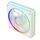 Ventilator PC MODECOM VOLCANO LOOP 120 ARGB, 120mm, reverse fan, i bardhë