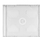 Kuti CD Super Jewel Box CRYSTAL Lux, për 2 CD DVD, transparente