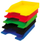 Organizues tavoline Bantex Desk Drawer Colors, polistiren i errët, me shumë sirtarë