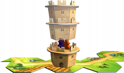 Lojë tavoline Capstone Games Wandering Towers, strategji për familje, shumëngjyrëshe