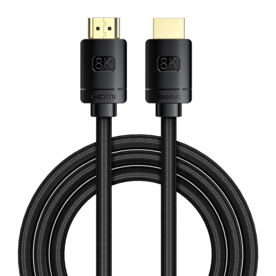 Kabllo HDMI Baseus 2.1, 8K, 2 m, e zezë
